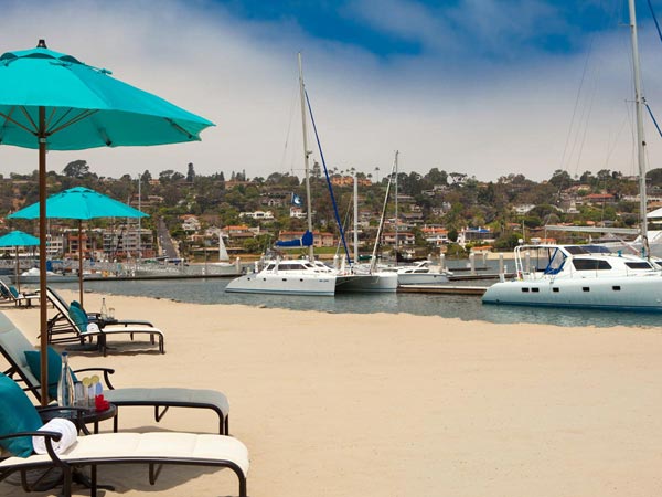 The Beach At Kona Kai Resort In San Diego.